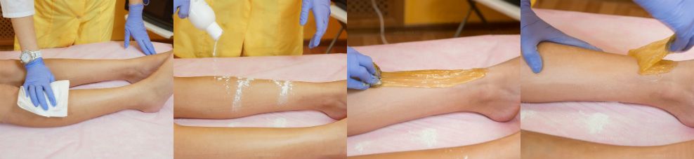 Подготовка кожи и процесс эпиляции